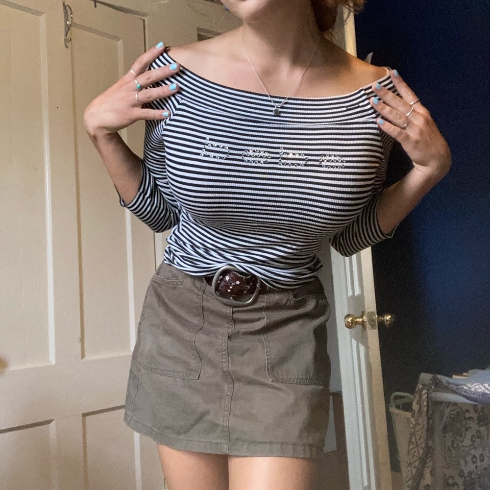 Off The Shoulder Bebe Top